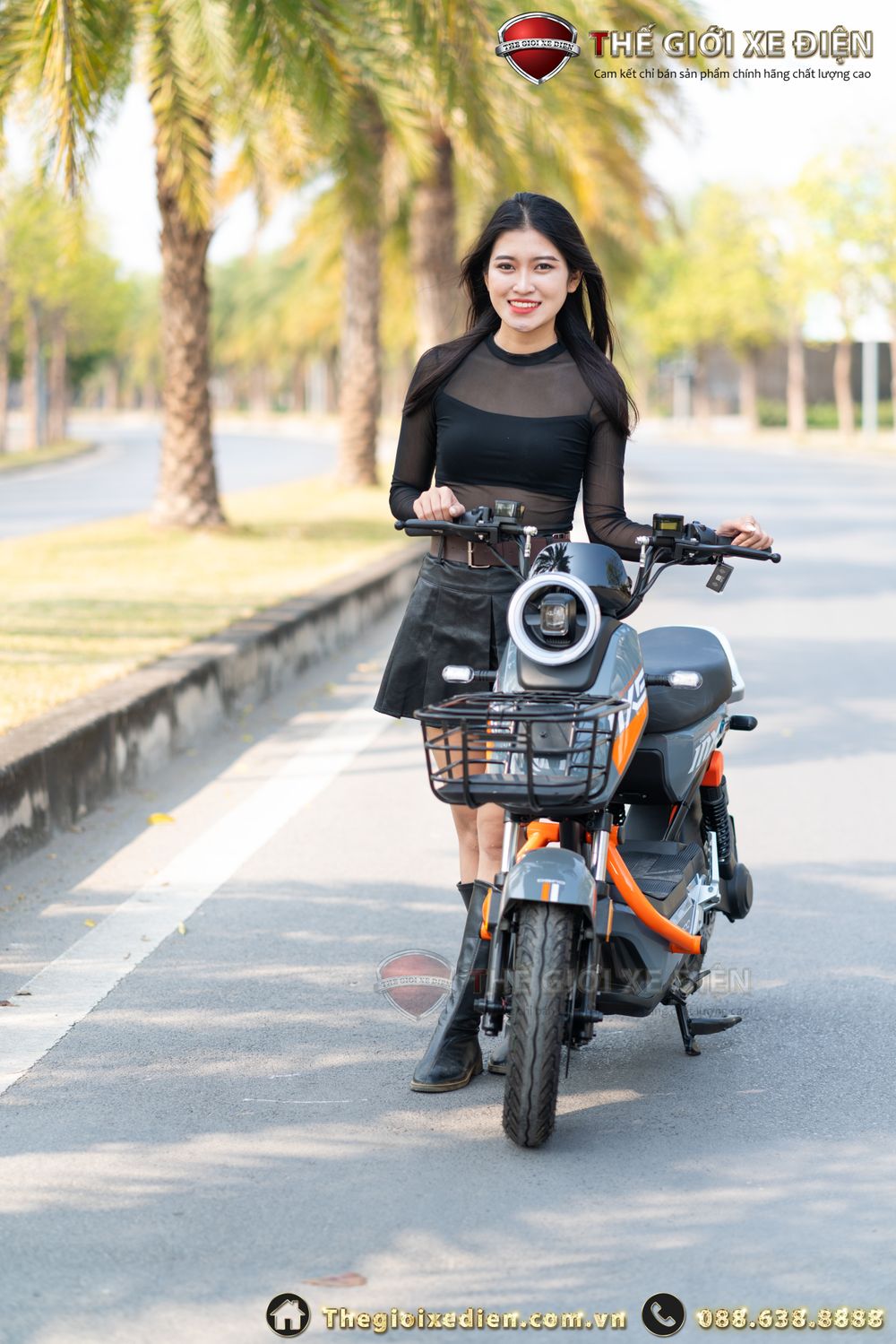 Xe đạp điện cho học sinh lớp 6 nữ